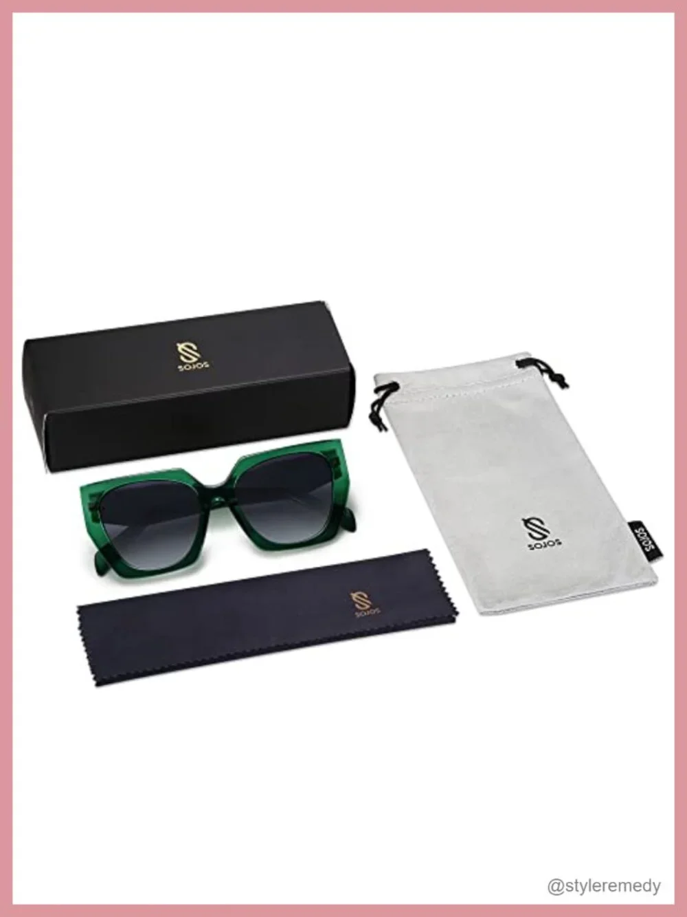 Oversized Square Polarized Sunglasses for Women